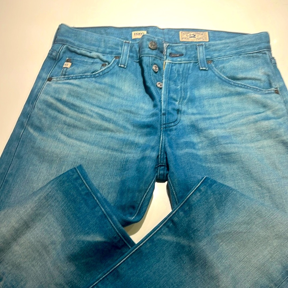 Mens Ag Adriano Goldschmied Tellis Modern Slim Straight Button Fly Jeans